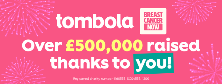 Over £500,000 raised thanks to you!