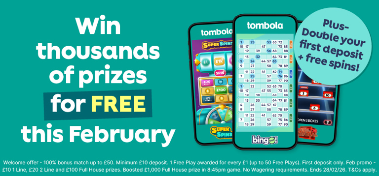 Win thousands of prizes for free this February