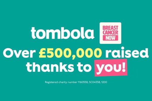 500k raised for Breast Cancer Now