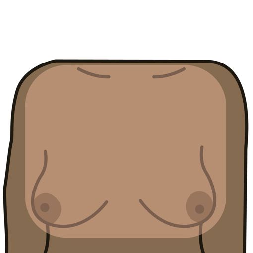 Check all parts of your breasts, your armpits and up to your collarbone (upper chest) for changes. 